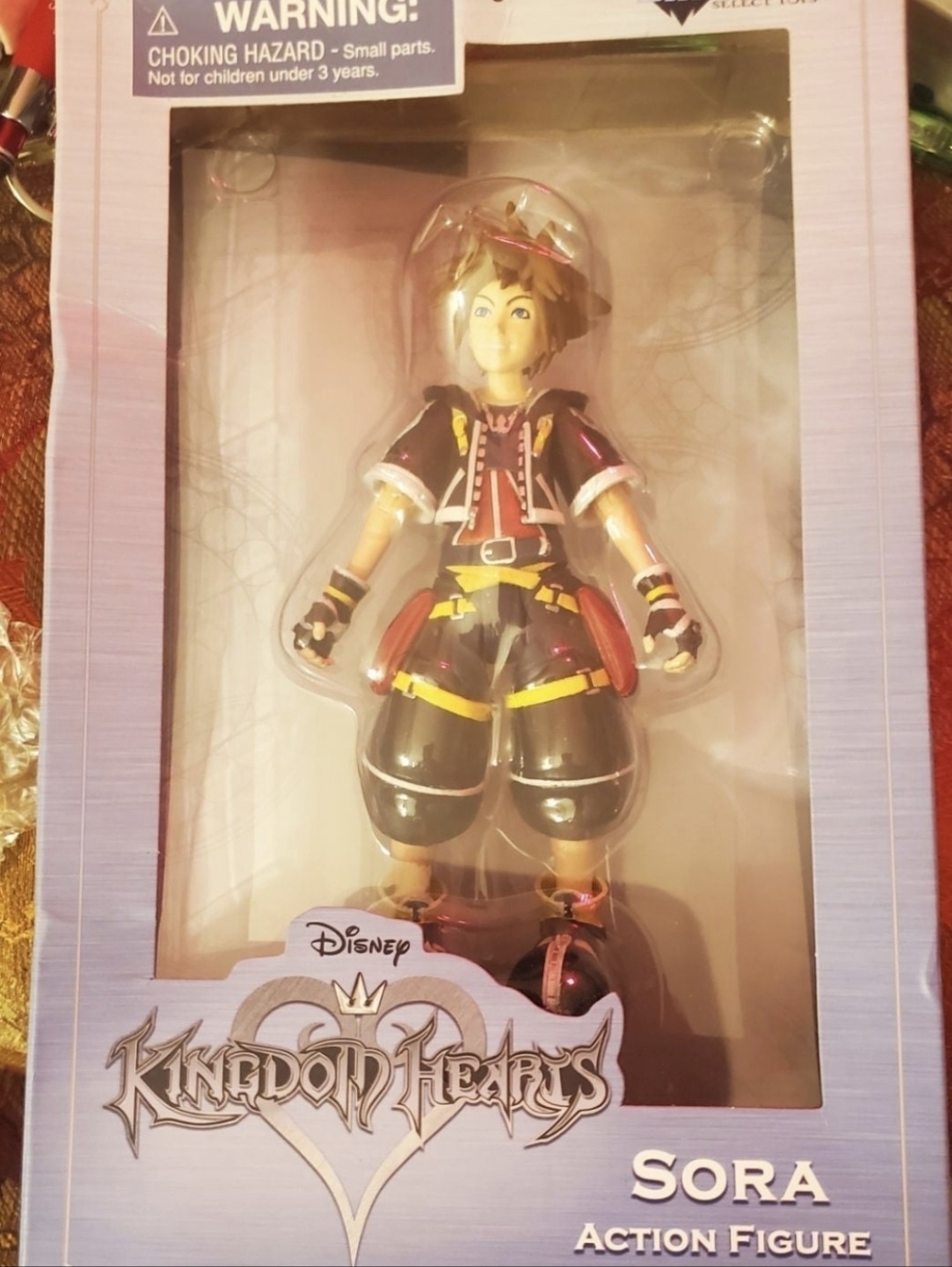 BN Disney Kindom Hearts  Sora Action Figure - Black, Red, Yellow